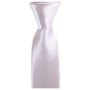 Knightsbridge Neckwear Slim Polyester Tie - Pearl Pink