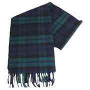 Locharron of Scotland Black Watch Modern Cashmere Scarf - Dark Green/Navy