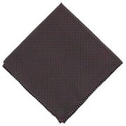 Michelsons of London Pin Dot Silk Handkerchief - Burgundy