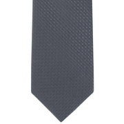 Michelsons of London Semi Plain Tie and Pocket Square Set - Grey