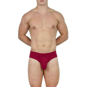 Obviously EliteMan Hipster Brief - Maroon Red