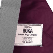 Roka Willesden B Sustainable Nylon Scooter Bag - Plum Burgundy