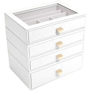 Stackers Classic Set of 4 Drawers - Pebble White