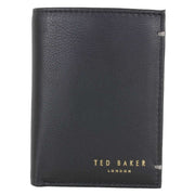 Ted Baker Johhnn Trifold Leather Wallet - Black