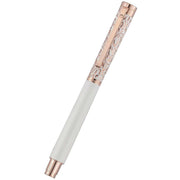 Waldmann Pens Xetra Vienna Lady 18ct Gold Nib Fountain Pen - White/Rose Gold